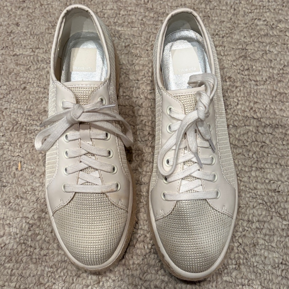 Dolce Vita Cream Espadrille Sneakers